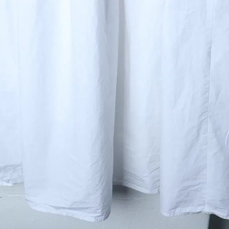 [BUNJANG] W(F) Riel Dress White V-neck Dress / W(F) 리엘 드레스 원피스 반팔 블라우스 화이트 뷔스띠에-17727