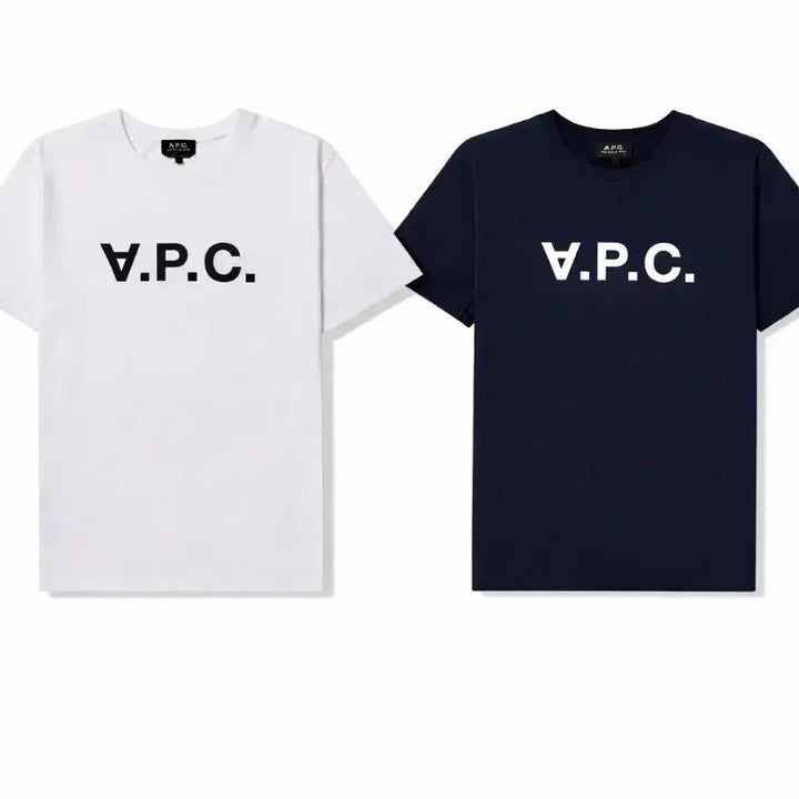 [BUNJANG] A.P.C. Velvet Logo Cotton T-Shirt / 아페쎄 벨벳로고 반팔티 새상품