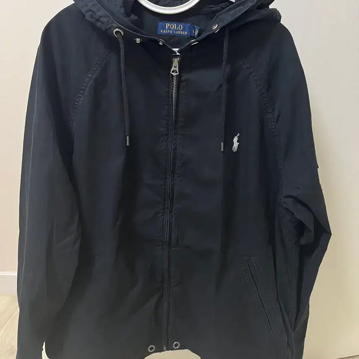 [BUNJANG] Polo Ralph Lauren Utility Windbreaker Jacket - Black (L) / 폴로랄프로렌 윈드브레이커 유틸리티자켓 블랙 L사이즈