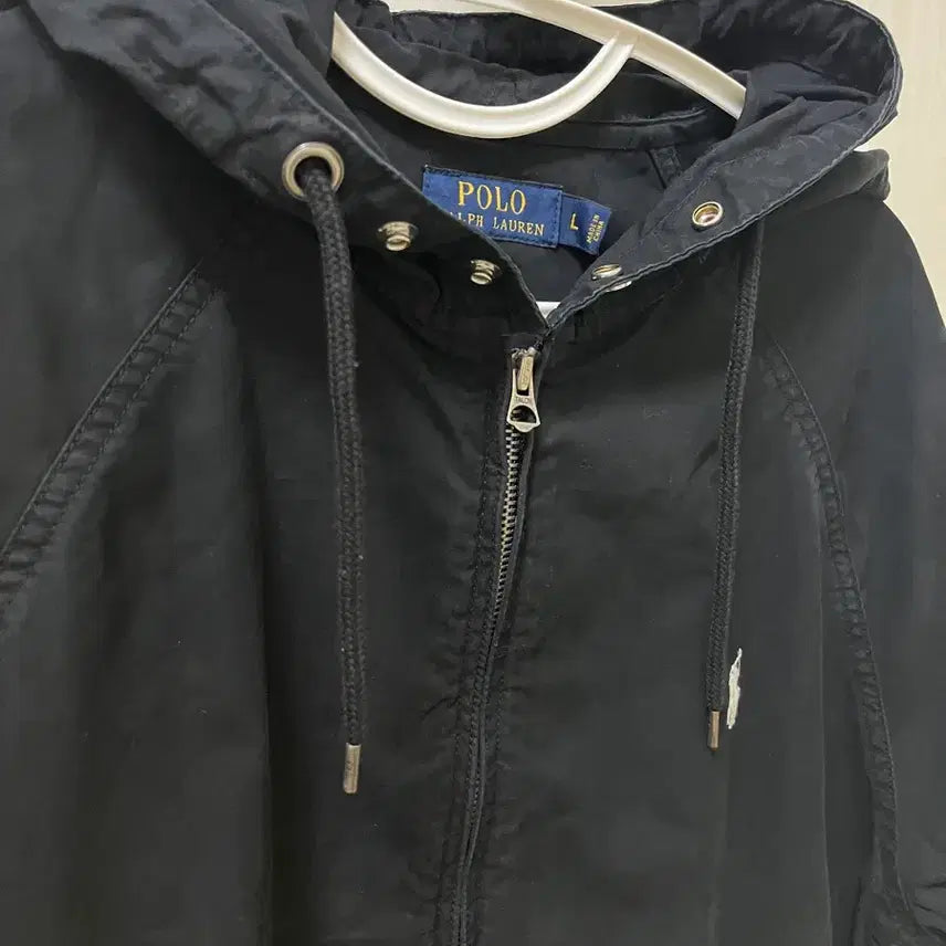 [BUNJANG] Polo Ralph Lauren Utility Windbreaker Jacket - Black (L) / 폴로랄프로렌 윈드브레이커 유틸리티자켓 블랙 L사이즈