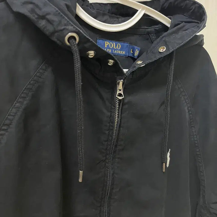 [BUNJANG] Polo Ralph Lauren Utility Windbreaker Jacket - Black (L) / 폴로랄프로렌 윈드브레이커 유틸리티자켓 블랙 L사이즈