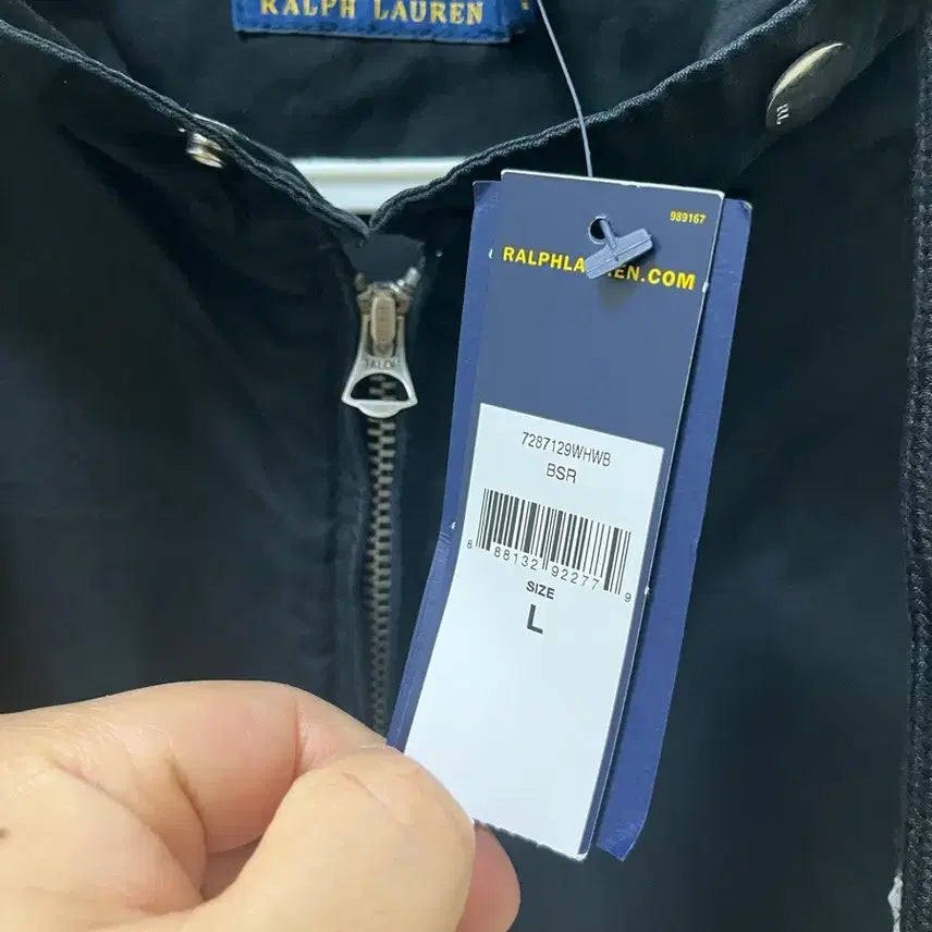 [BUNJANG] Polo Ralph Lauren Utility Windbreaker Jacket - Black (L) / 폴로랄프로렌 윈드브레이커 유틸리티자켓 블랙 L사이즈