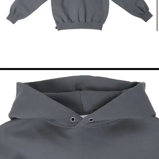 [BUNJANG] IAB STUDIO Patch Logo Hoodie Grey M / 아이앱스튜디오 패치로고 후드 그레이 M