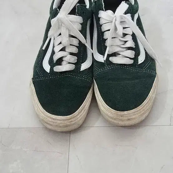 [SOLD OUT] 반스 올드스쿨 스웨이드 그린 260mm