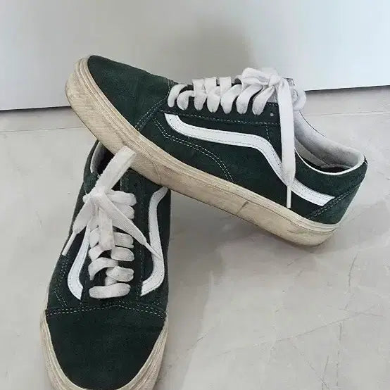 [SOLD OUT] 반스 올드스쿨 스웨이드 그린 260mm