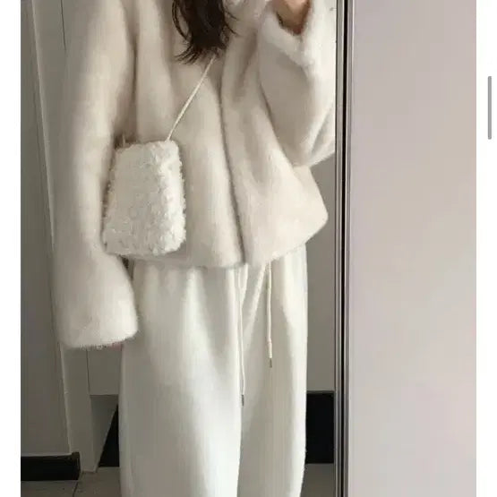 [BUNJANG] Liter Sand Mink Fur Jacket / 리터 샌드 밍크 퍼자켓