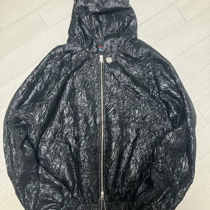 [BUNJANG] Nowave Wrinkle Hooded Zip-up XL / 노우웨이브 링클 후드집업 XL