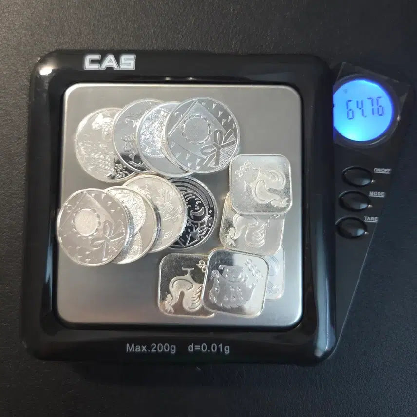 [BUNJANG] Rare Japanese Mint Uncirculated Silver Coins (15 pcs) / 일본 민트해체은화 총15개모두 사용제 희귀은화수집용