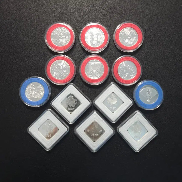 [BUNJANG] Rare Japanese Mint Uncirculated Silver Coins (15 pcs) / 일본 민트해체은화 총15개모두 사용제 희귀은화수집용