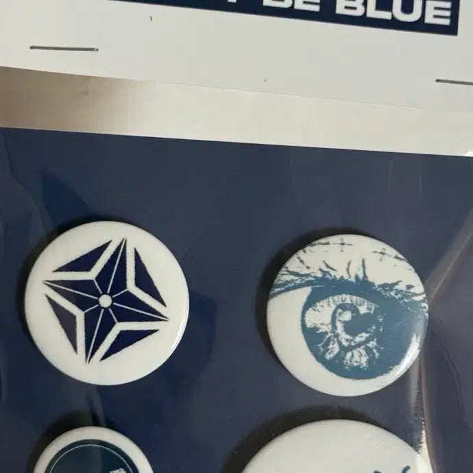 [BUNJANG] Cant Be Blue Pin Button Badge Set1 / 캔트비블루 핀 버튼 뱃지 set1
