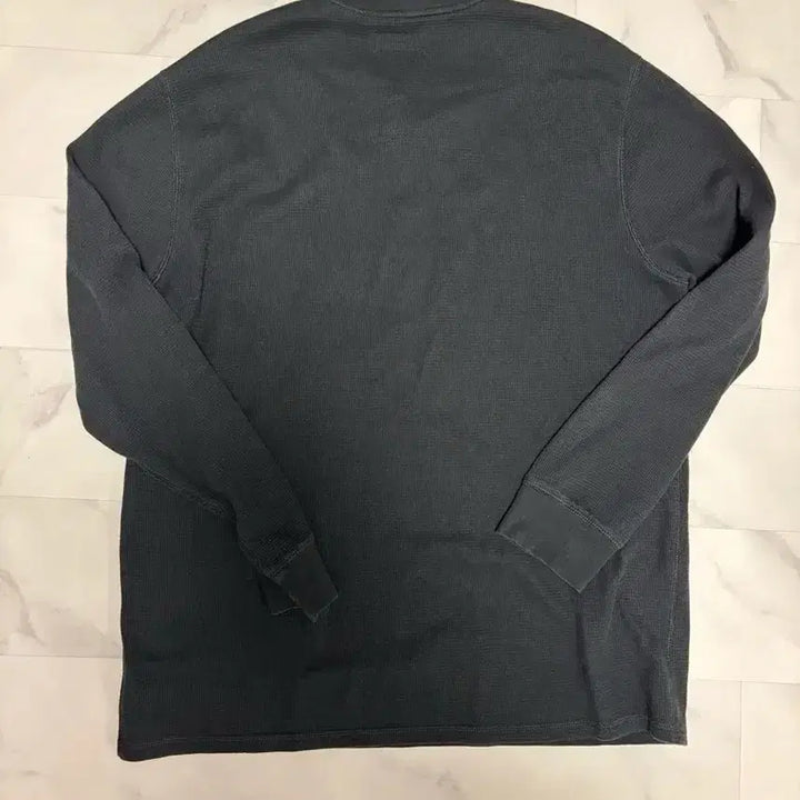 [BUNJANG] Polo Ralph Lauren Black Waffle Long Sleeve T-Shirt / 폴로 랄프로렌 블랙 와플 롱슬리브 티셔츠