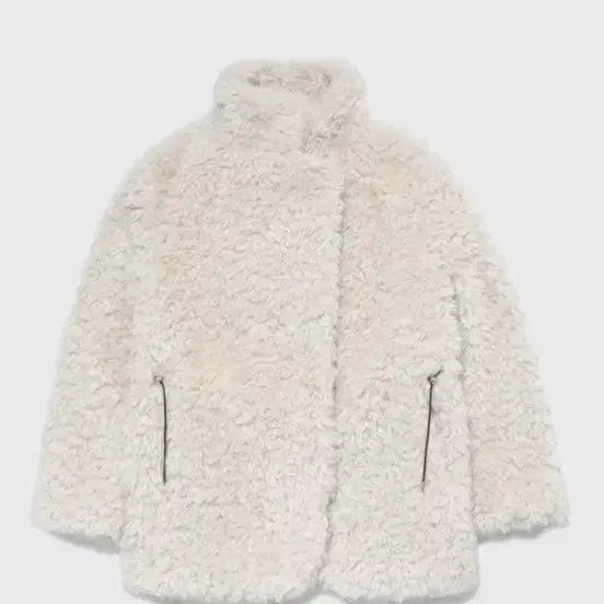 [BUNJANG] J. Chung Ivory Boucle Short Fur Jacket / 제이청 퍼자켓 아이보리 부클레 숏 코트 새상품
