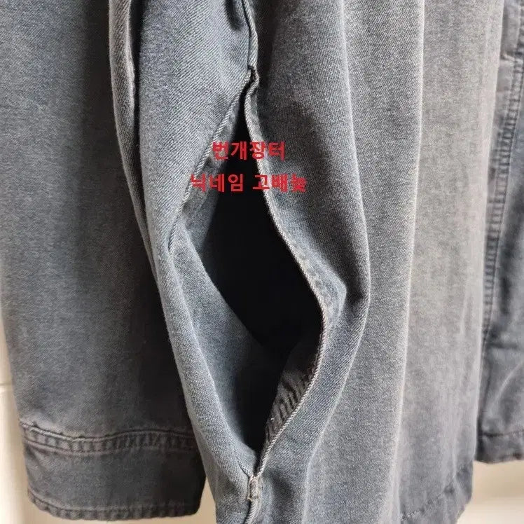 [BUNJANG] Epigram Denim Shirt (Gray) - Size 95 / [새제품] 에피그램 데님 긴팔 셔츠 95 M 사이즈