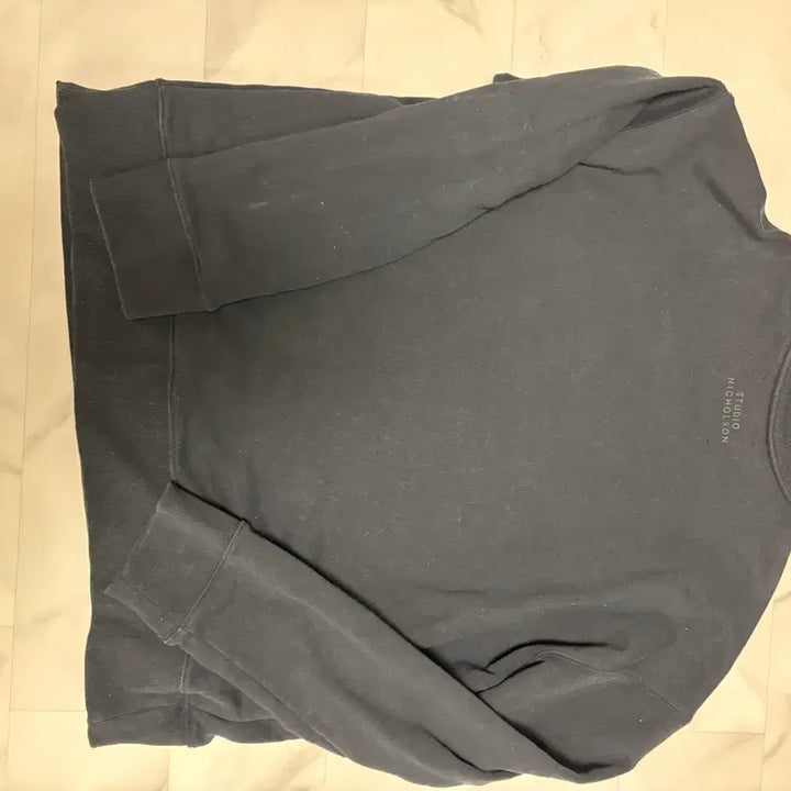 [BUNJANG] Studio Nicholson Oversized Black Sweatshirt / 스튜디오 니콜슨 오버핏 맨투맨