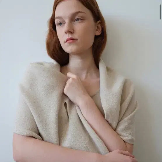 [BUNJANG] HAVEC Wool Knit Dress Beige / HAVEC 하베크 울 니트 드레스 원피스 베이지 (새상품)