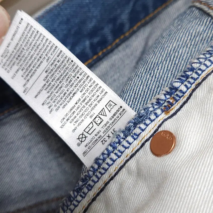 [BUNJANG] Gap Baggy Fit Denim Pants / 32인치 gap 올드갭 이후 가장한한 모델 갭 배기핏 데님팬츠 청바지