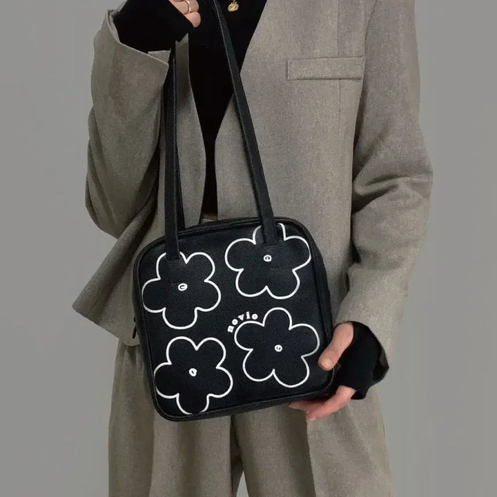 [BUNJANG] NOVIO Mari Bag S Shoulder Tote Bag / 노비오 NOVIO 마리백S 숄더백 토트백 플라워 가방