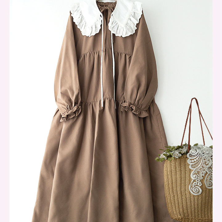 [SOLD OUT] Louere 베이지 티어드 프릴소매ops-2 / ~66까지ok