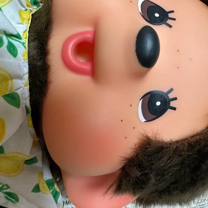 [BUNJANG] Monchhichi Lemon Large Plush / 택포 몬치치 레몬 라지 택없음