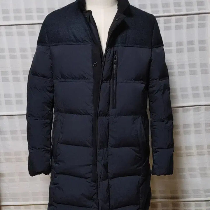 [BUNJANG] Time Homme Navy Goose Down Padding Coat / (한섬) 타임옴므 네이비 구스다운 패딩 코트 100