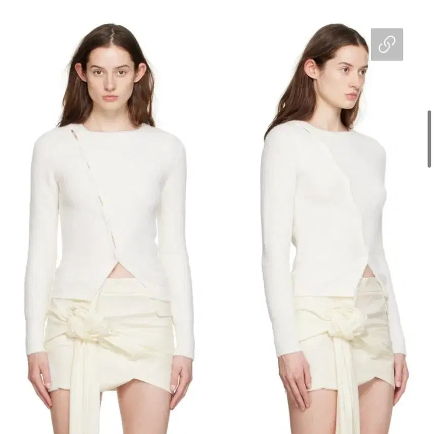 [BUNJANG] Jacquemus La Maille Cardigan White Size 36 / 자크뮈스 라 마이유 가디건 36