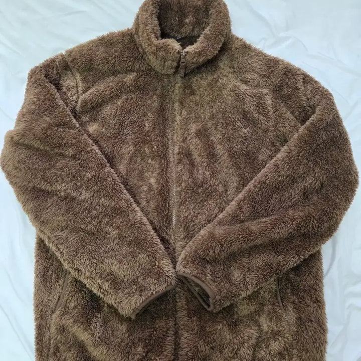 [BUNJANG] Uniqlo Brown Fleece Zip-Up Jacket L / 유니클로 점퍼