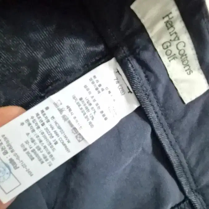 [BUNJANG] Henry Cotton Golf Black Shorts New / 헨리커튼 골프 블랙 반바지 새상품