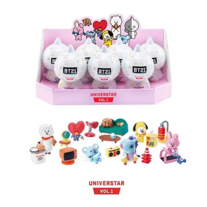 [SOLD OUT] Bt21 UNIVERSTAR Vol.1 피규어 일괄