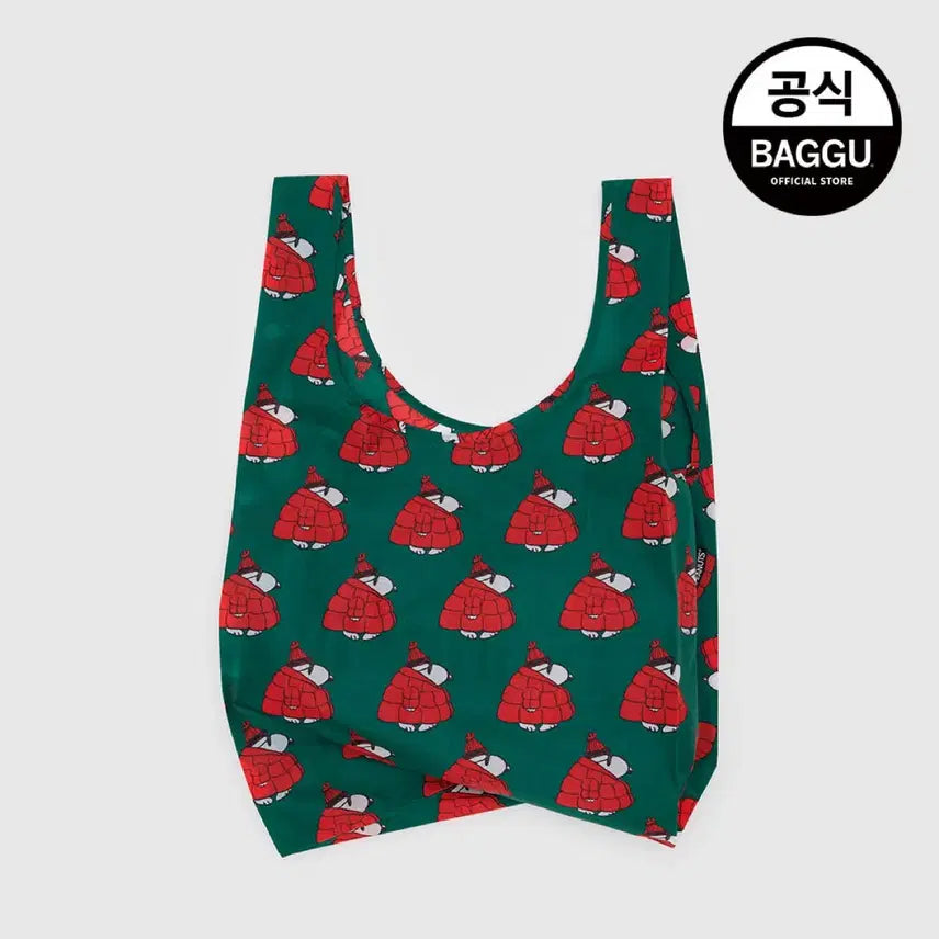 [SOLD OUT] BAGGU 바쿠 Puffer Snoopy 스누피 에코백
