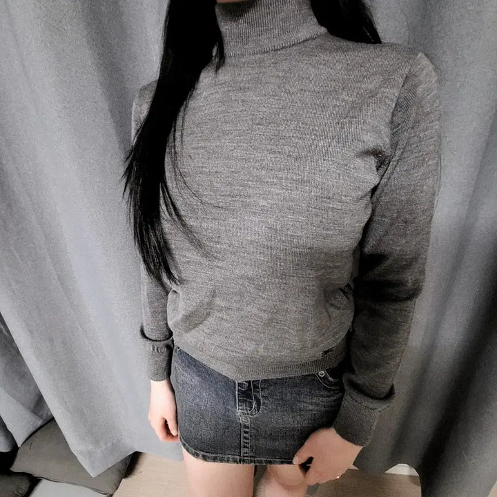 [BUNJANG] Burberry Half-Neck Knit Sweater / 버버리 반목니트