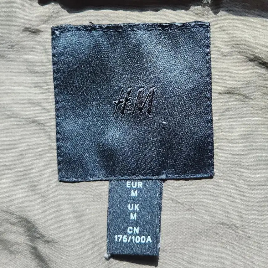 [BUNJANG] H&M MA-1 Bomber Jacket / [M] H&M MA-1 항공점퍼 카키색