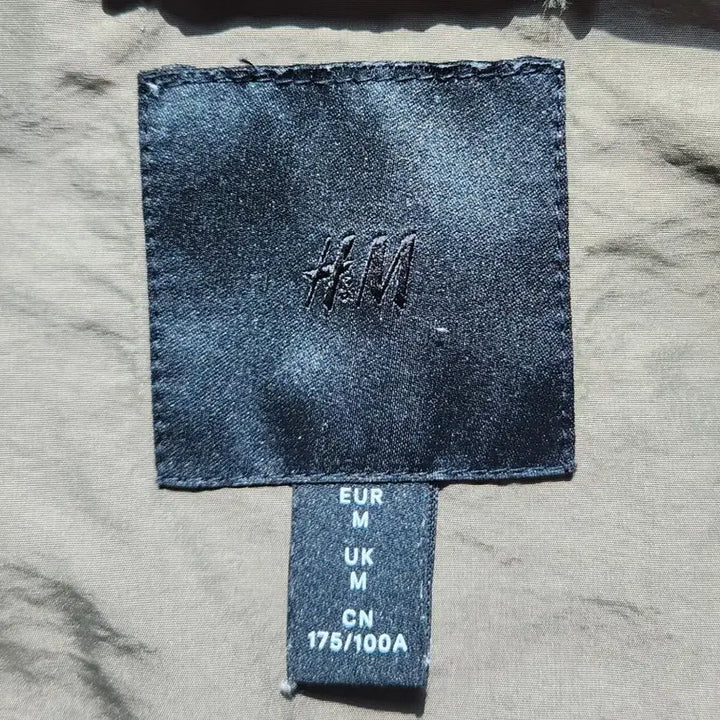 [BUNJANG] H&M MA-1 Bomber Jacket / [M] H&M MA-1 항공점퍼 카키색