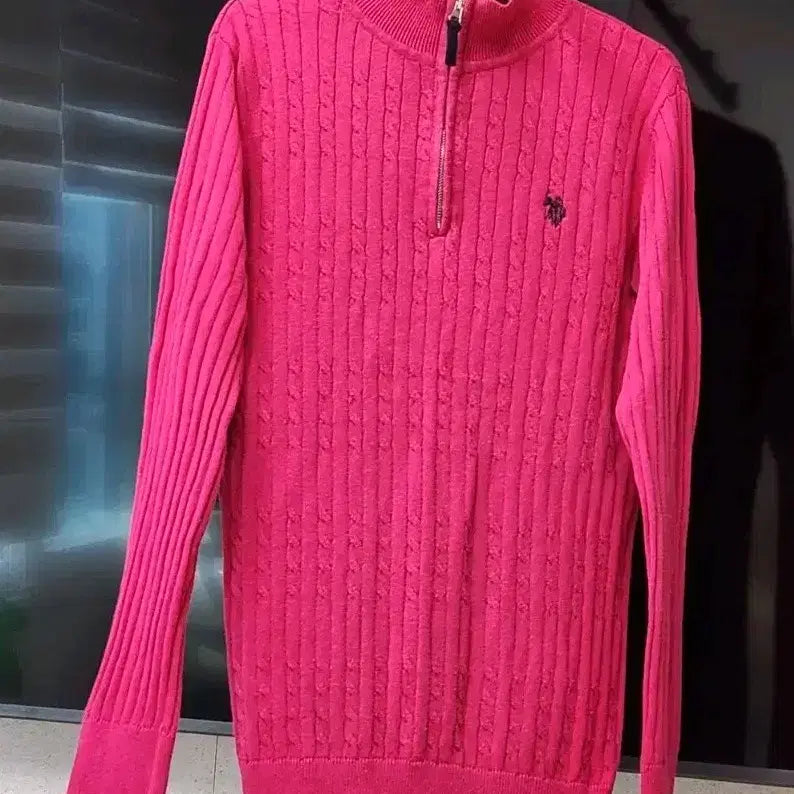 [BUNJANG] U.S. POLO ASSN Half Zip Knit Sweater / U.S. POLO ASSN 하프 집업 니트 M