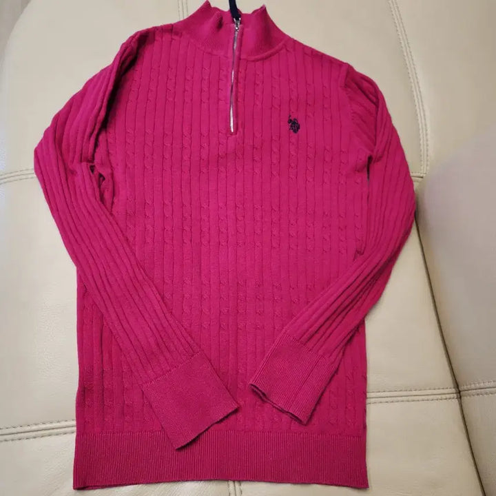 [BUNJANG] U.S. POLO ASSN Half Zip Knit Sweater / U.S. POLO ASSN 하프 집업 니트 M