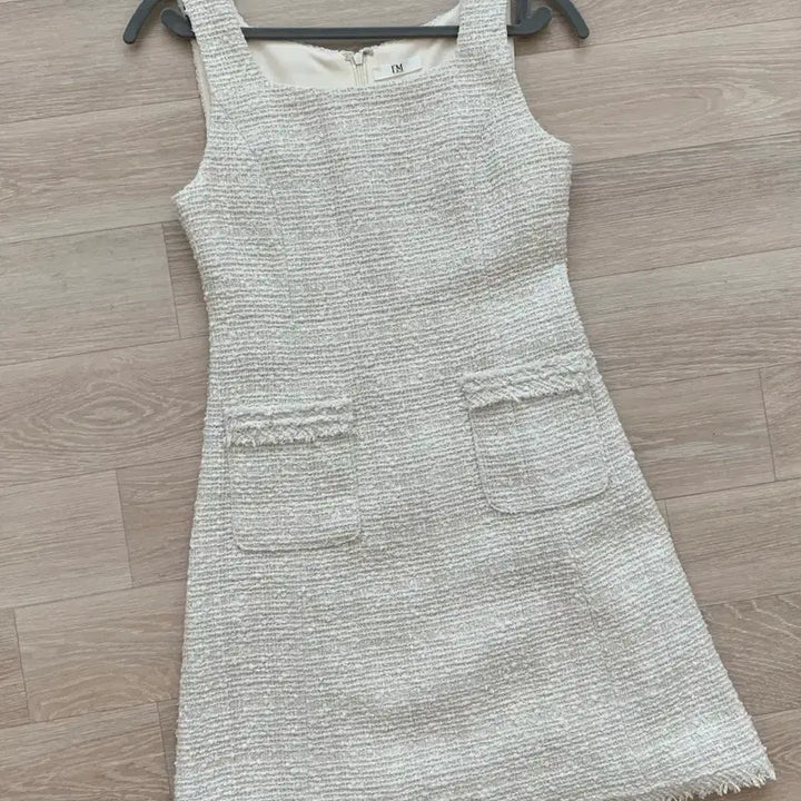 [BUNJANG] It MICHAA Tweed Bustier Mini Dress Ivory / 잇미샤 트위드 뷔스티에 미니 원피스 아이보리