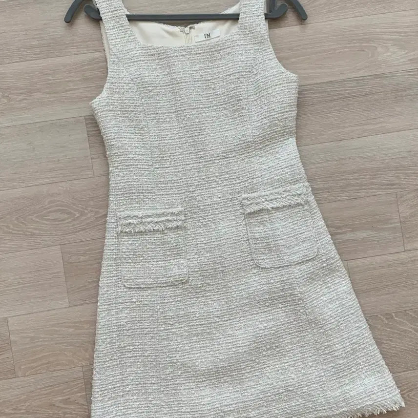 [BUNJANG] It MICHAA Tweed Bustier Mini Dress Ivory / 잇미샤 트위드 뷔스티에 미니 원피스 아이보리
