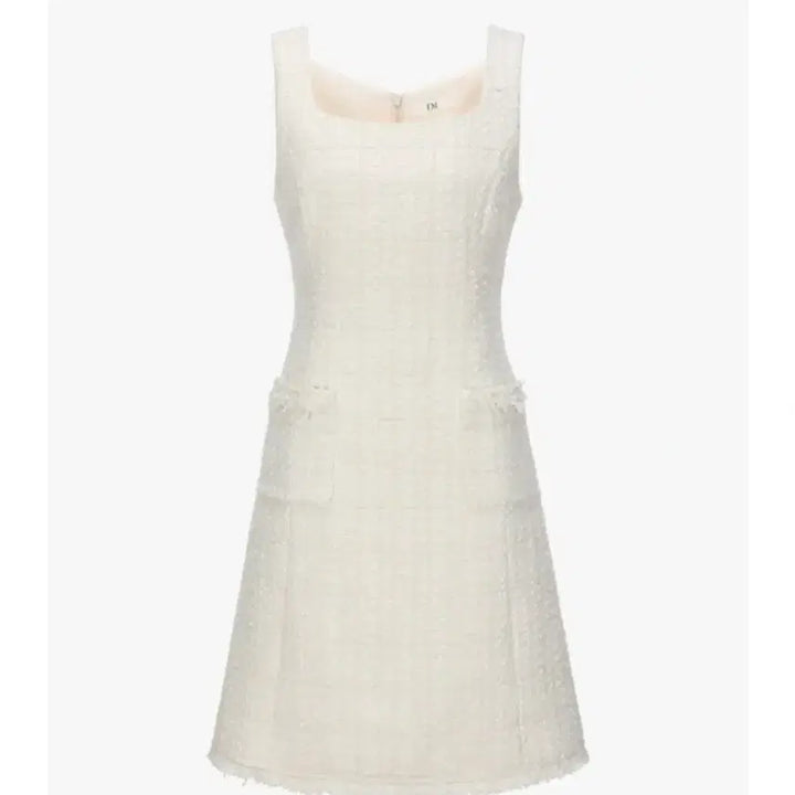 [BUNJANG] It MICHAA Tweed Bustier Mini Dress Ivory / 잇미샤 트위드 뷔스티에 미니 원피스 아이보리