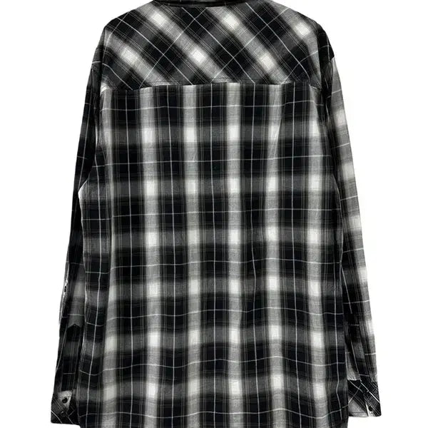 [BUNJANG] VILLAND Two-Pocket Check Shirt / [3L] VILLAND 스냅단추 투포켓 체크셔츠