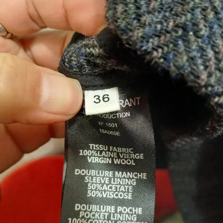 [BUNJANG] Isabel Marant Étoile Charlie Herringbone Jacket (Size 36) / 7/20 이자벨마랑 에뚜알 샤를리 헤링본 자켓 36사이즈