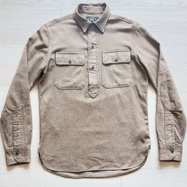 [BUNJANG] RRL Brown Work Shirt - S / RRL 더블알엘 브라운 워크 셔츠 남방-S