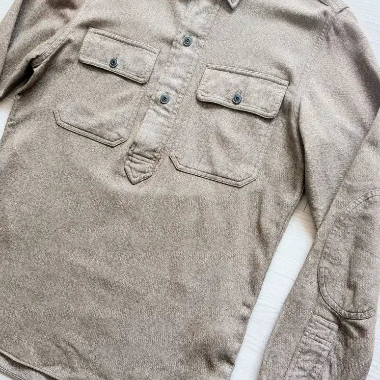 [BUNJANG] RRL Brown Work Shirt - S / RRL 더블알엘 브라운 워크 셔츠 남방-S