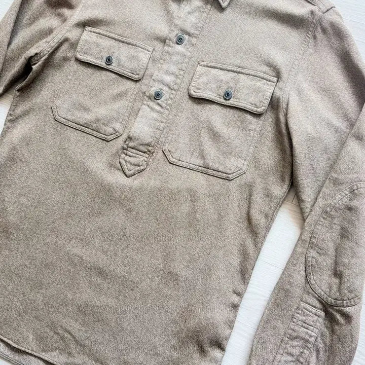 [BUNJANG] RRL Brown Work Shirt - S / RRL 더블알엘 브라운 워크 셔츠 남방-S