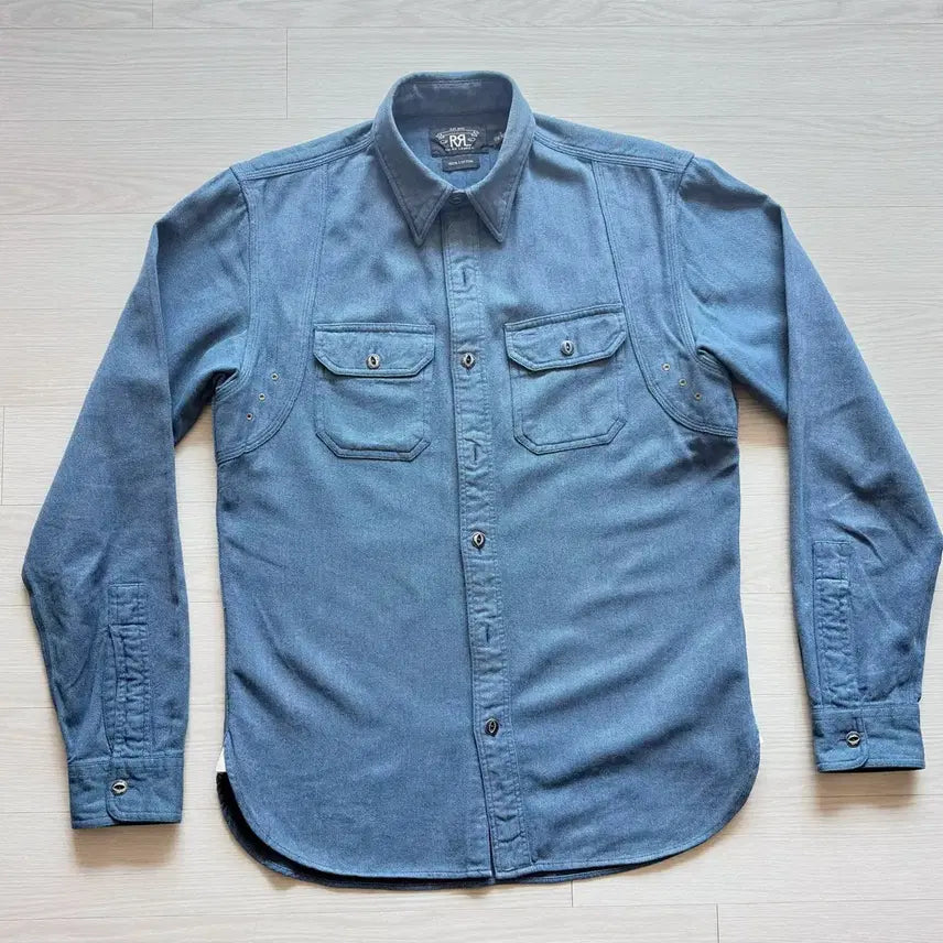 [BUNJANG] RRL Western Denim Shirt - S / 정품 RRL 웨스턴 데님 셔츠 남방 -S