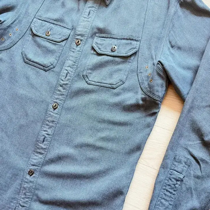 [BUNJANG] RRL Western Denim Shirt - S / 정품 RRL 웨스턴 데님 셔츠 남방 -S