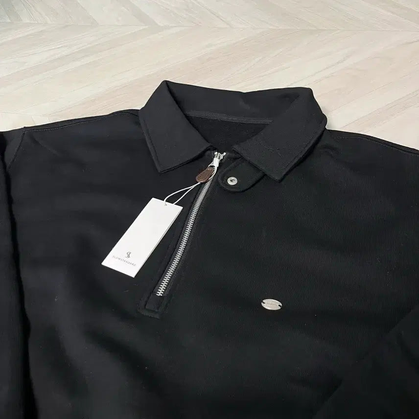 [BUNJANG] Lafarge Store Heavy Cotton Pullover Sweatshirt (L) / 라퍼지스토어-헤비코튼풀오버칼라스웻셔츠(L새상품)