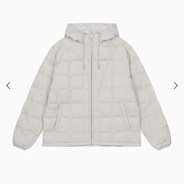 [BUNJANG] OHESIO Reversible Duck Down Padding Jacket Light Gray / 오헤시오 리버시블 덕다운 패딩 라이트그레이