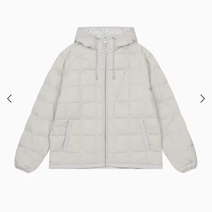 [BUNJANG] OHESIO Reversible Duck Down Padding Jacket Light Gray / 오헤시오 리버시블 덕다운 패딩 라이트그레이