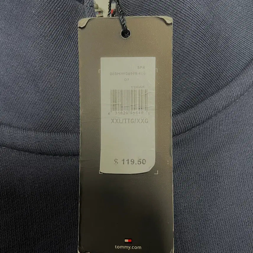 [SOLD OUT] 타미 네이비 집업 XXL