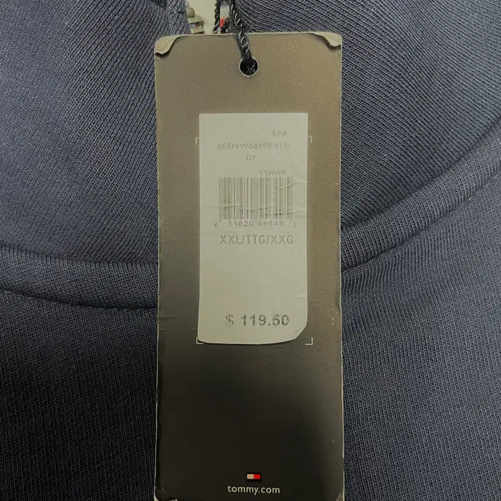 [SOLD OUT] 타미 네이비 집업 XXL