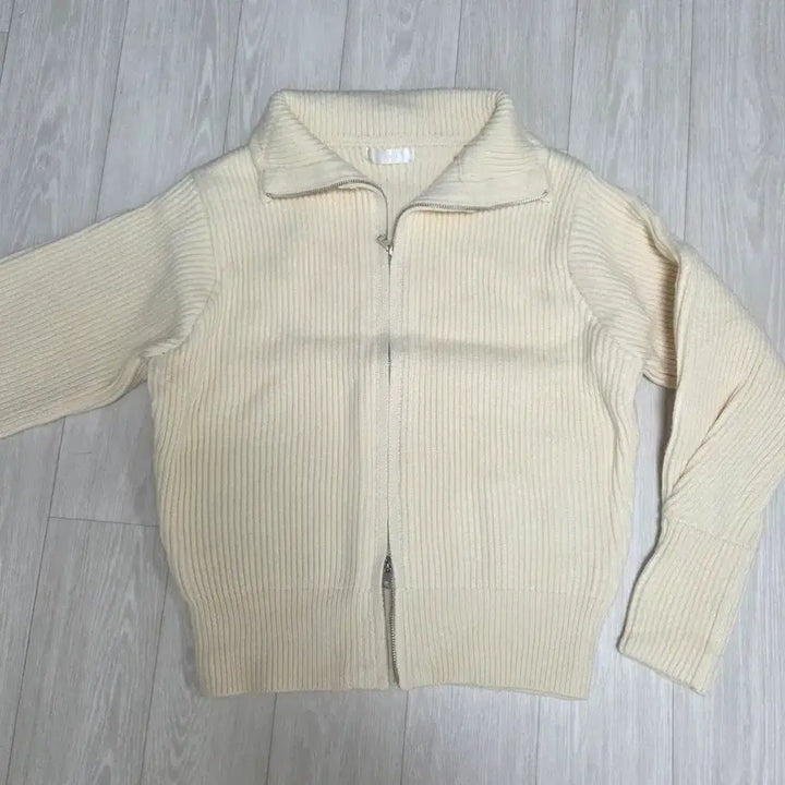 [BUNJANG] Knitted Zip-Up Cardigan / ㅁ새상품ㅁ 양집업 니트 가디건